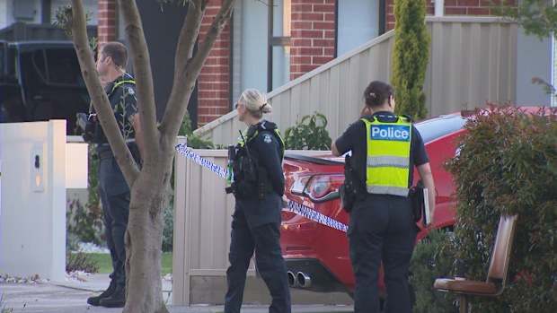 Emergency services were called to Second Avenue in Altona North around 3.30am where a man was found in the backyard with a gunshot wound.
