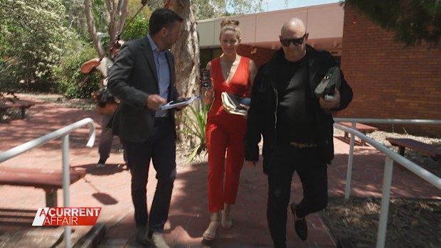 De Gelder played We Are the Champions on her phone as the pair emerged from court.