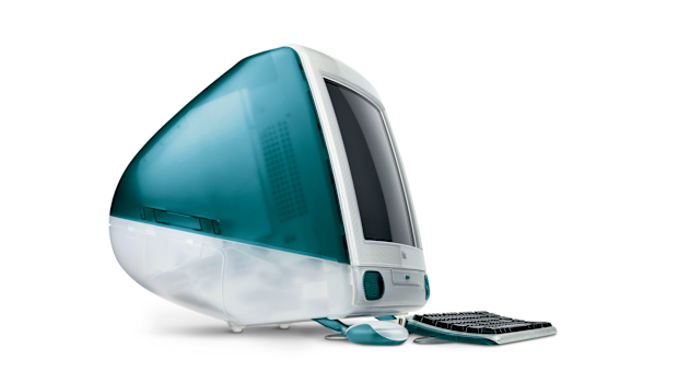 The original "Bondi Blue" iMac.