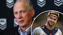 Wayne Bennett and Christian Welch