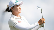 Minjee Lee watches her tee shot during the second round of the KPMG Women's PGA Championship at Fields Ranch East at PGA Frisco on Friday, June 20, 2025 in Frisco, Texas. (Photo by Ryan Lochhead/PGA of America via Getty Images)