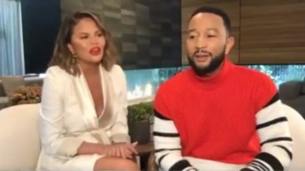 Chrissy Teigen and John Legend.