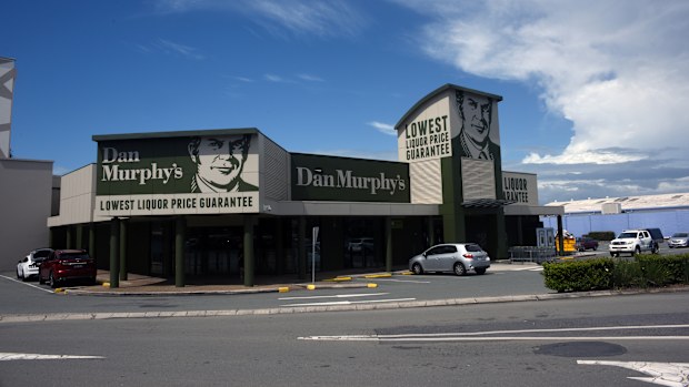 Dan Murphy's liquor store in the Peninsula Fair Shopping Centre, Kippa-Ring. Dan Murphy's is a major liquor retail chain owned by Woolworths Limited in Australia.