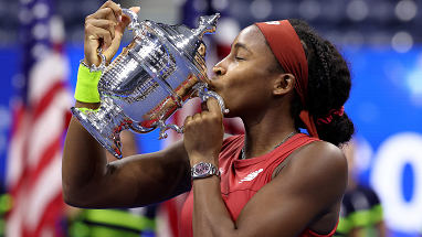The winning kiss