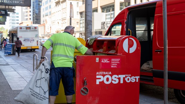 Australia Post has blamed a system error for producing 'non-compliant' stamps for some customers.