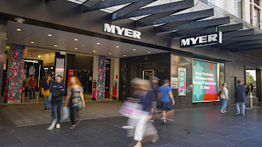 Most trusted 8: Myer (-1)
