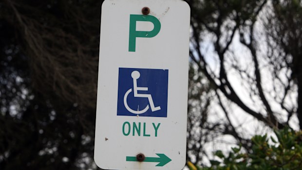 Disabled parking space