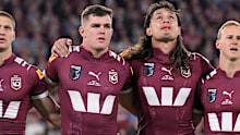 BRISBANE, AUSTRALIA - MAY 28: during game one of the Men's State of Origin series between Queensland Maroons and New South Wales Blues at Suncorp Stadium on May 28, 2025 in Brisbane, Australia. (Photo by Bradley Kanaris/Getty Images)