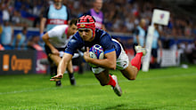 Louis Bielle-Biarrey of France scores.