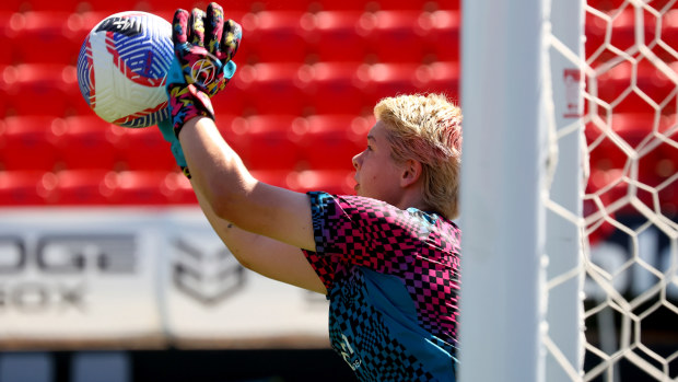 Goalkeeper Grace Wilson says they feel free after announcing they are non-binary.