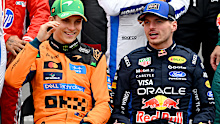 Oscar Piastri and Max Verstappen ahead of the Australian Grand Prix.
