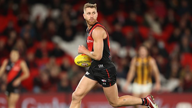 Essendon skipper Dyson Heppell.