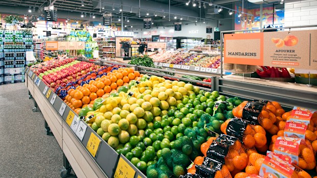 A Coles Local Supermarket at Brighton, Victoria is one of 16 stores offering local produce.