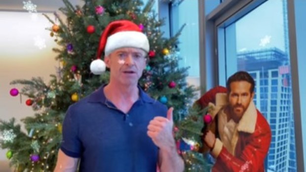 Hugh Jackman Ryan Reynolds Christmas feud