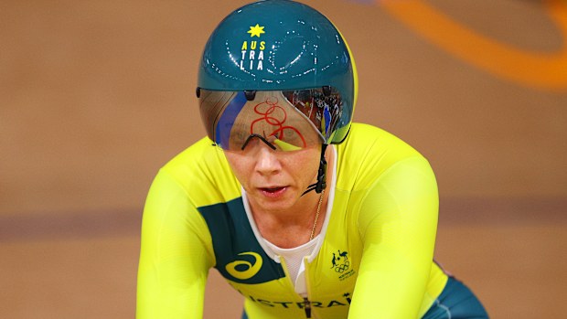 Kaarle McCulloch ready to sprint.