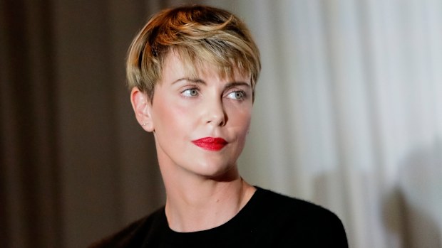 Charlize Theron speaks at the GEANCO Foundation Hollywood Gala