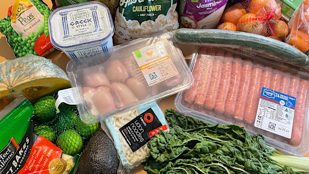 $100 worth of groceries can go a long way