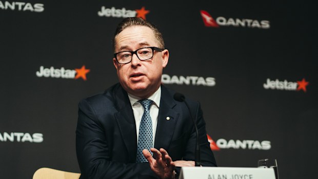 Former Qantas Group CEO Alan Joyce
