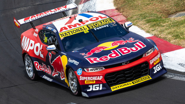 The No.88 Chevrolet Camaro driven by Broc Feeney and Jamie Whincup.