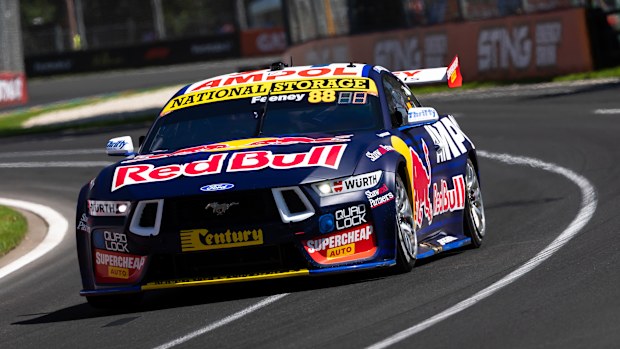 Broc Feeney driver of the #88 Red Bull Ampol Racing Ford Mustang GT during the Melbourne Supersprint, part of the 2026 Supercars Championship at Albert Park on March 05, 2026 in Melbourne, Australia. (Photo by Daniel Kalisz/Getty Images)