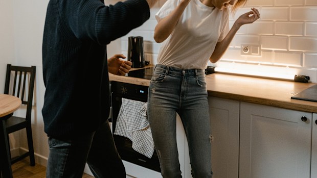 Stock image of domestic abuse.