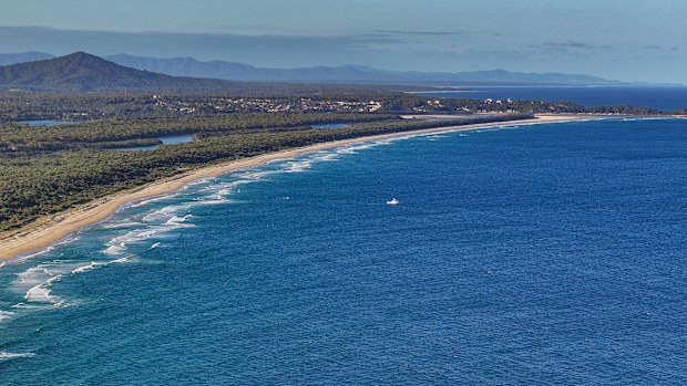 Nambucca plane crash aerial image