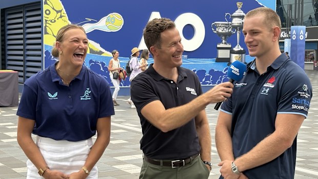 Madison Levy, Chris Stubbs y Max Jorgensen.