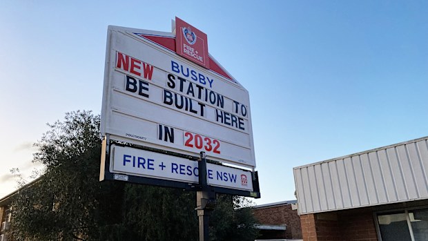 Busby Fire Station in Sydney's south-west has been closed for almost a year.
