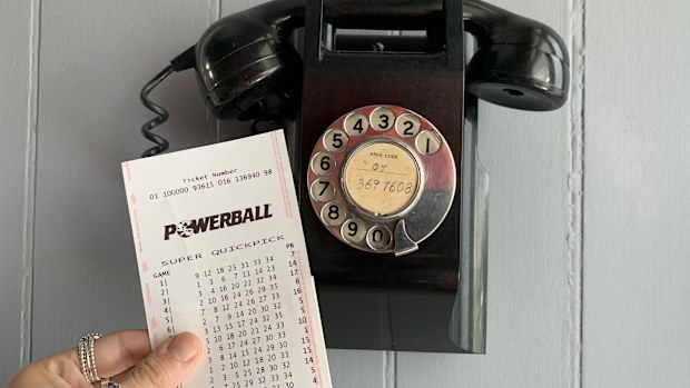 Powerball lottery ticket
