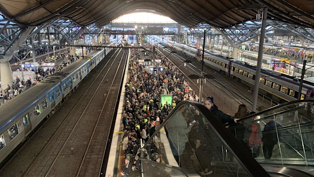 Southern Cross train station Melbourne