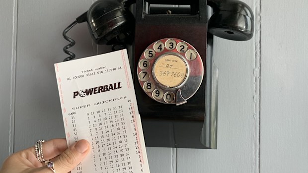 Powerball lottery ticket