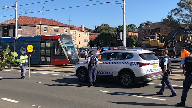 A fallen overhead tram wire has sparked major delays and disruptions in Sydney, with all light rail services affected.