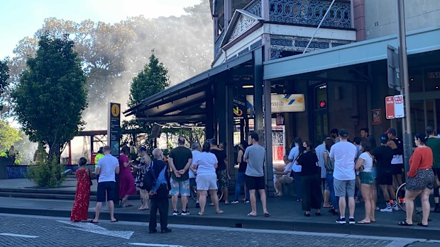 Glebe bus fire