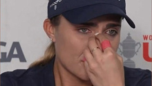 An emotional Lexi Thompson reveals why she is retiring at 29.