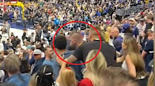 The NBA is probing a brawl in the crowd.