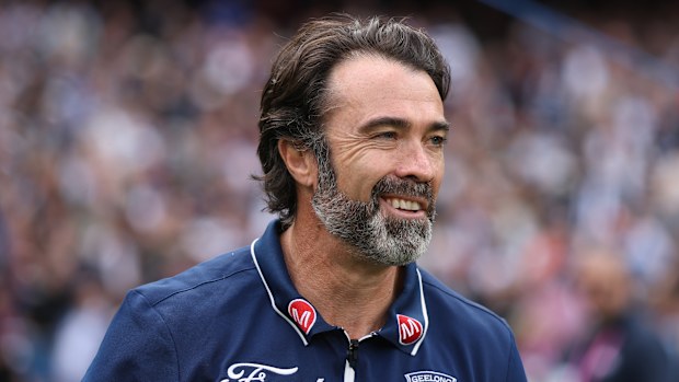 Geelong coach Chris Scott.