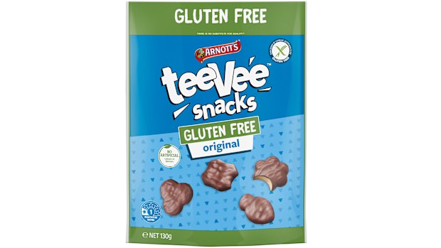 Arnott's TeeVee Snacks now come gluten free