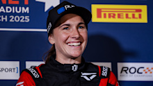 Molly Taylor during a press conference ahead of the 2025 Race of Champions at Sydney's Accor Stadium.