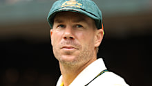 David Warner made 21 runs from 29 balls during Australia's first innings of the second Test.
