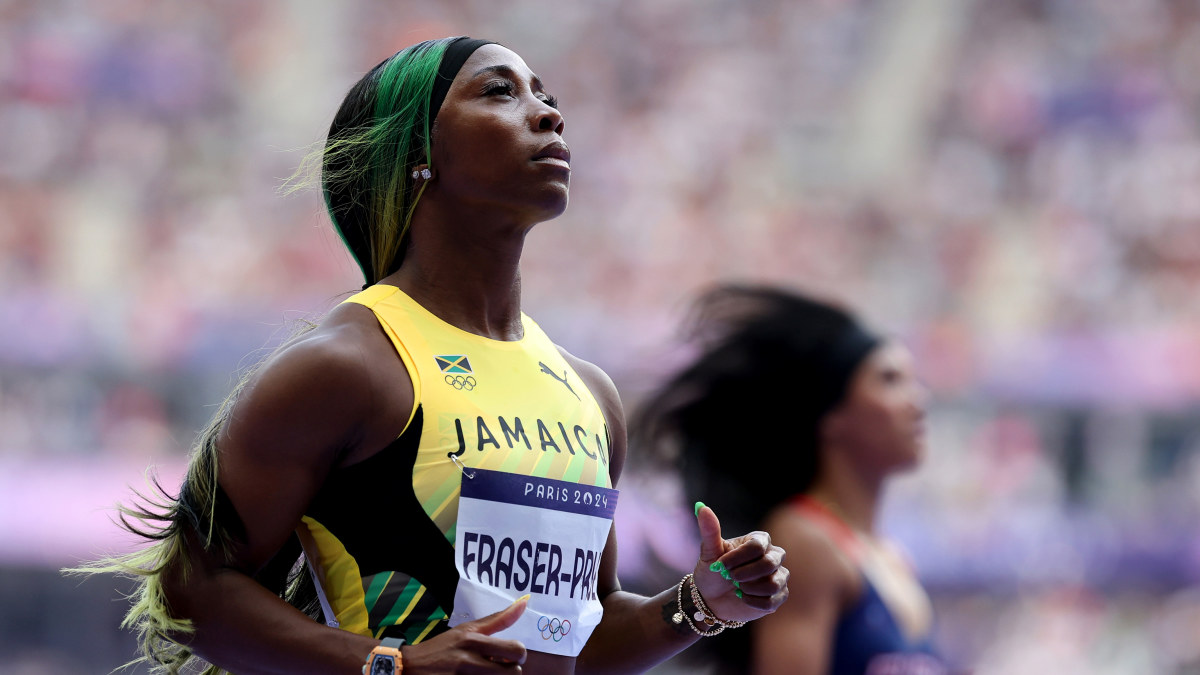 Paris Olympics 2025 ShellyAnn FraserPryce misses women's 100m semifinal