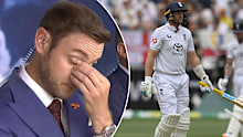 Stuart Broad's reaction to Joe Root's dismissal