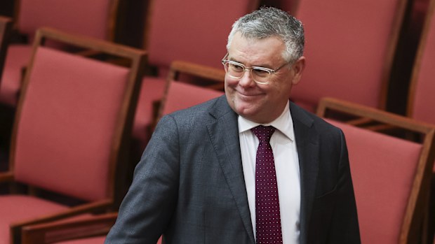 Minister for the Environment and Water Murray Watt arrives for Question Time
