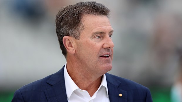 MELBOURNE, AUSTRALIA - MARCH 30: Former cricketer Mark Taylor attends the state memorial service for former Australian cricketer Shane Warne at the Melbourne Cricket Ground on March 30, 2022 in Melbourne, Australia. Warne died suddenly aged 52 on Friday 4 March while on holiday in Thailand. (Photo by Robert Cianflone/Getty Images)