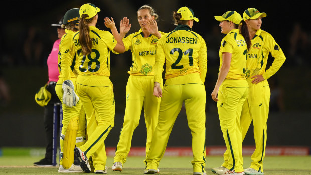 Australia's women's cricket team at the Women's T20 World Cup South Africa 2023.