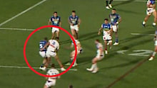 Jacob Saifiti was accused of a shoulder charge on Marcelo Montoya.