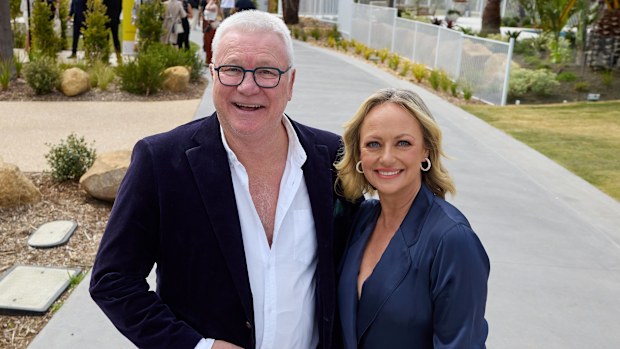 The Block 2024 Auction Day Arrivals on Phillip Island Scott Cam and Shelley Craft