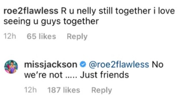 Nelly's long-time girlfriend Shantel Jackson confirms couple split.