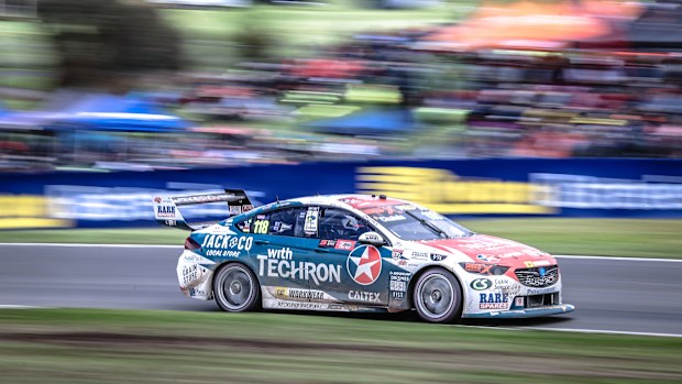 Matt Chahda on track in the Caltex Young Stars Wildcard at the Bathurst 1000.