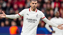 Alvaro Morata of AC Milan.