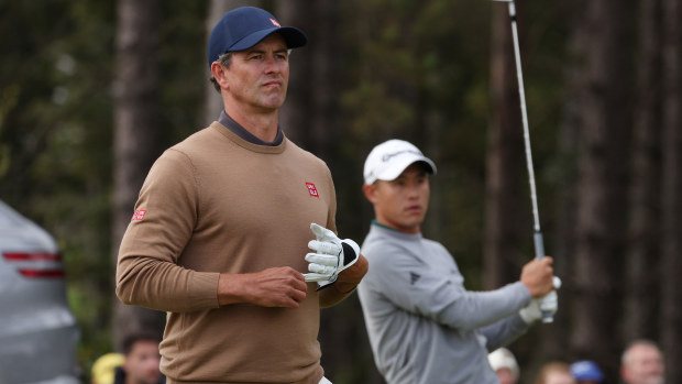 Adam Scott of Australia at the Scottish Open.